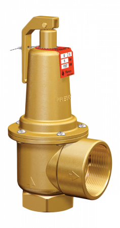 Prescor S 700 1 1/4"x 1 1/2" (внутр. резьба), клапан предохранительный, Рсраб= 4,5 бар, Tmax=120 C