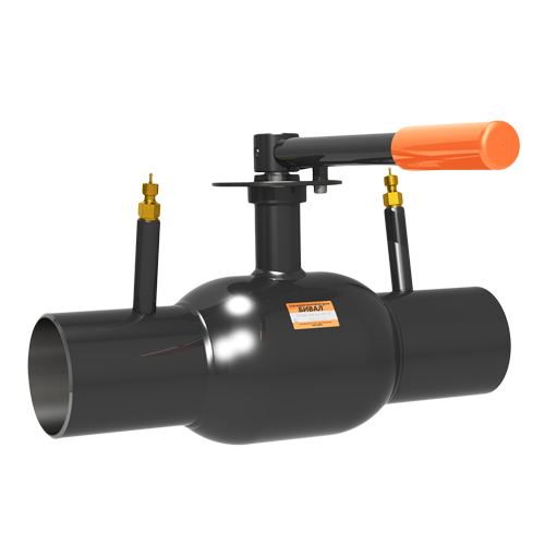 БИВАЛ® Кран шаровой стальной  КШР.12.050.25 Ф/Ф     Ду 050 Ру 25