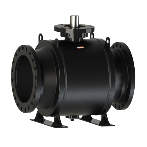 БИВАЛ® Кран шаровой стальной  КШТ.14.700.16 Ф/Ф(полный проход)   Ду 700 Ру 16 с голым штоком