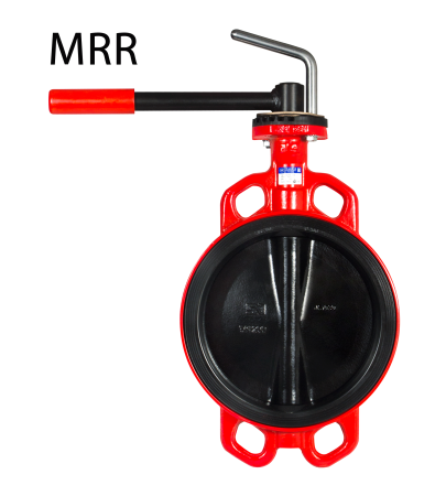ГРАНВЭЛ®  Затвор Поворотный Дисковый  ЗПCС - FLN(w)-5-080-MRR-E, Ду080, Ру25, межфланцевый, рукоятка, корпус - GGG40, диск - CF8M, седло - EPDM, Траб=-15...+80 С