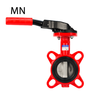 ГРАНВЭЛ®  Затвор Поворотный Дисковый  ЗПВЛ - FLN(w)-5-150-MN-Е, Ду150, Ру16, межфланцевый, рукоятка, корпус - GGG40, диск - CF8M, седло - EPDM, Траб=-15...+95С