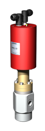Регулятор расхода с позиционером RMQ 10 PC DN2 mm G3/8” 24VDC Art. 551163  0 – 25 бар, дизельное топливо, нерж.сталь, line socket, 4-20 mA