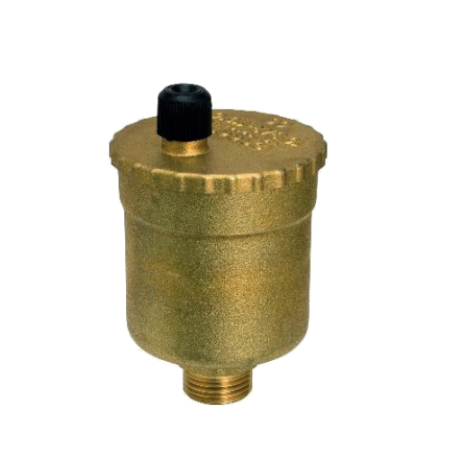 Тип 38366_ Воздухоотводчик поплавковый  Standard Hidraulica -1/2" (внешн.резьба, без откл. клап.,латунь) Тmax=110, РN 10