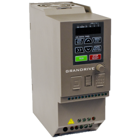 Преобразователь частоты  GRANDRIVE PFD85-2P5-20, 0,75 кВт, 380В, Iном=2,5 А (PID-регулятор,EMC-фильтр, IP20)