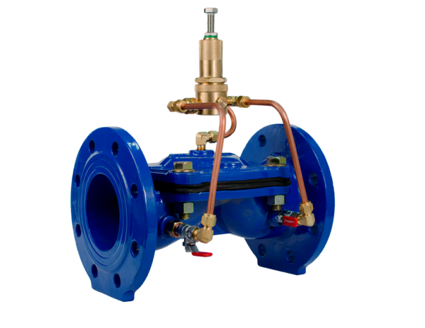 ГРАНРЕГ КАТ18/01-01-800,0-02-01-200-16-16,0-Ф/Ф Клапан редукционный Ду200 Ру 16 ф/ф Tmax=+80°C Рвых=2,5..16,0 бар GGG40