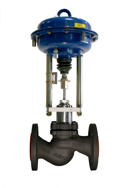 ГРАНРЕГ КМ125Ф - 040 - 22,0 / СМП2,7 - 220В Клапан регулирующий Ду40 Ру16 ф\ф dPmax=16 бар  tmax = 250oC